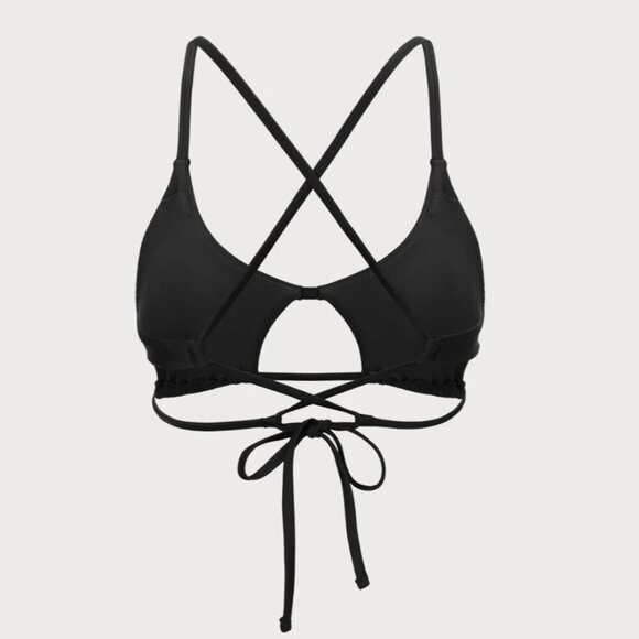 BERLOOK ECONYL® Black Cut Out Bikini Top ONLY 25 - Picture 8 of 11